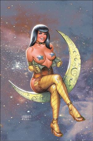 Bettie Page: The Curse of the Banshee issue 4-P Joseph Michael Linsner Virgin Cover