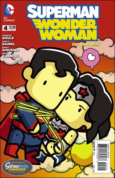 Superman/Wonder Woman issue 4-D Jon Katz 1:25 Scribblenauts Cover