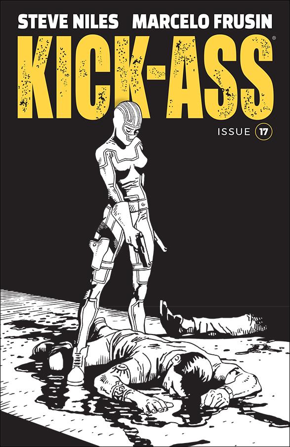 Kick-Ass (2018) issue 17-B Marcelo Frusin Black & White Cover