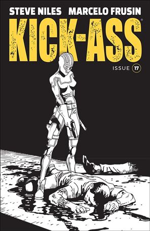 Kick-Ass (2018) issue 17-B Marcelo Frusin Black & White Cover