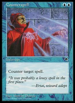 Magic the Gathering: Tempest (Base Set) card 57 Counterspell