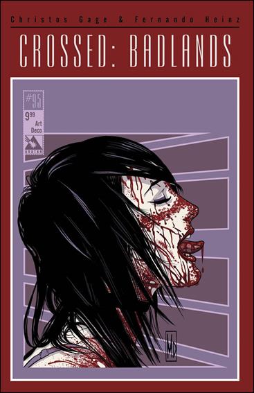 Crossed: Badlands issue 95-F Art Deco Cover