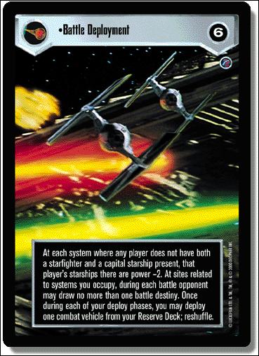 Star Wars: Death Star II Limited (Base Set) card 1 Battle Deployment