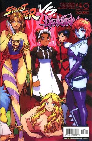 Street Fighter vs Darkstalkers issue 4-B Rob Porter Connecting Cover