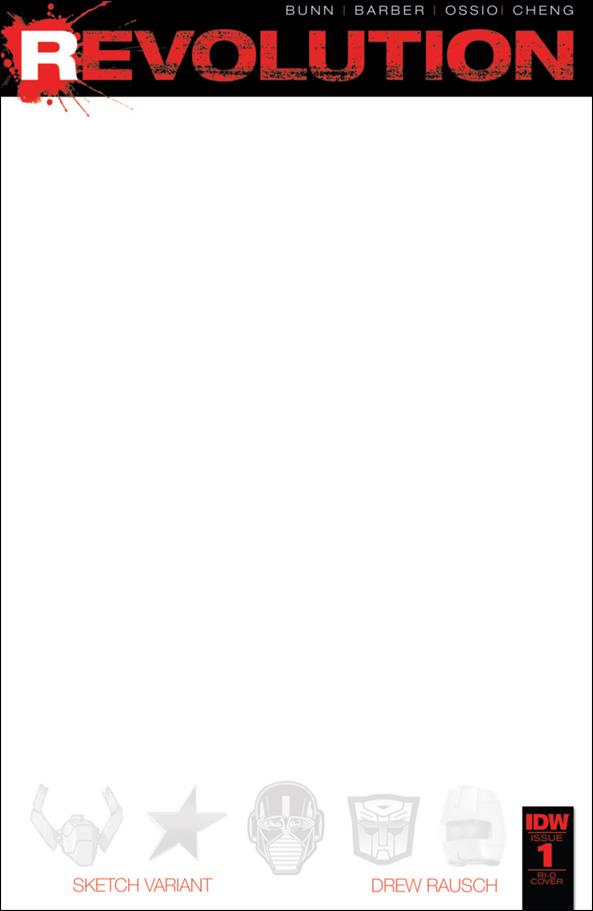 Revolution issue 1-K Drew Rausch 1:100 Blank/Sketch Cover