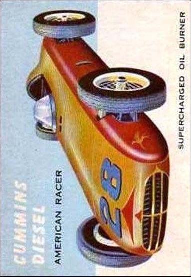 World on Wheels (Base Set) card 2 Cummins Diesel/American Racer