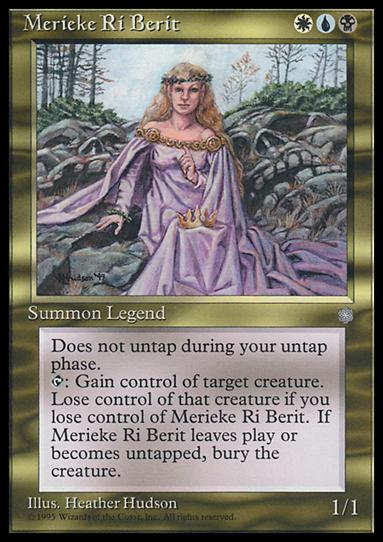 Magic the Gathering: Ice Age (Base Set) card 297 Merieke Ri Berit