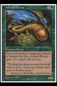 Magic the Gathering: 5th Edition (Base Set) card 306 Johtull Wurm