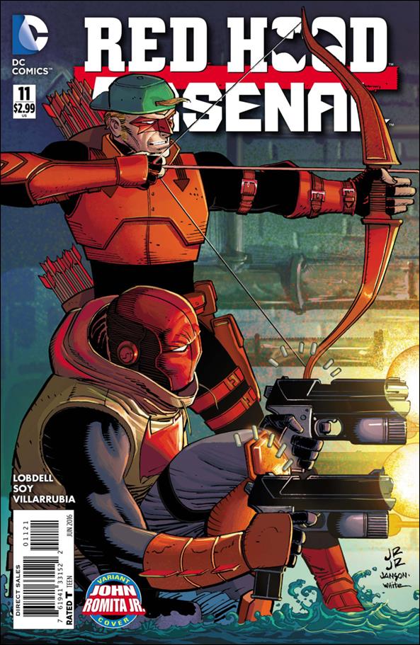 Red Hood/Arsenal issue 11-B John Romita Jr. Cover
