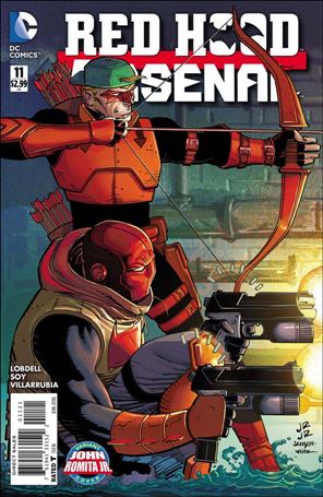 Red Hood/Arsenal issue 11-B John Romita Jr. Cover