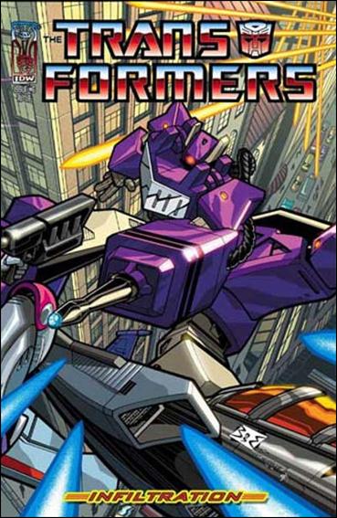 Transformers: Infiltration issue 6-F Bob Lefevre Wraparound Cover 1:50