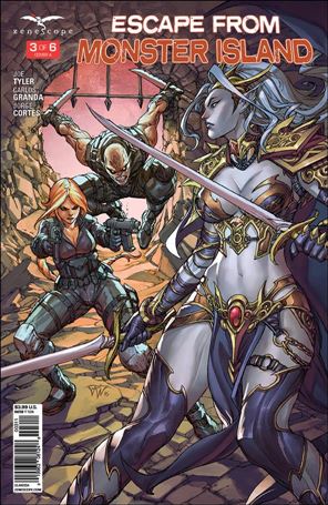 Escape from Monster Island issue 3 Paolo Pantalena Cover