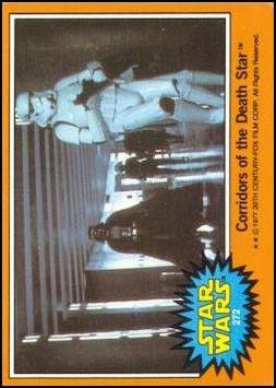 Star Wars: Series 5 (Base Set) card 272 Corridors of the Death Star
