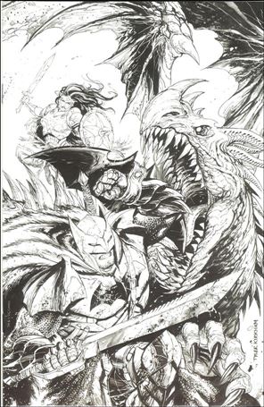 Dark Nights: Metal issue 1-Q Tyler Kirkham Unknown Comics Color Your Own Cover