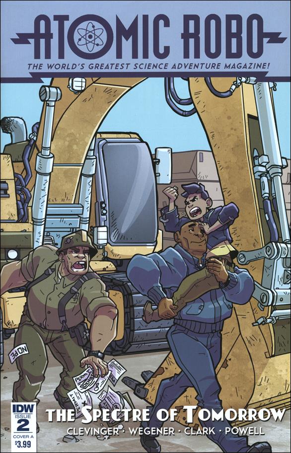 Atomic Robo and the Spectre of Tomorrow issue 2 Scott Wegener Cover