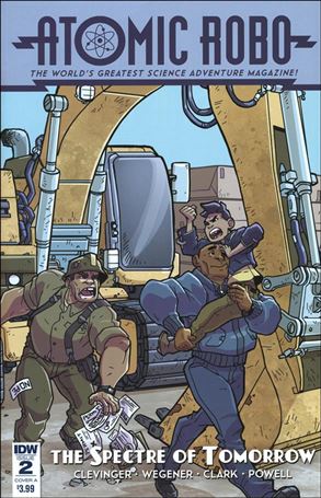 Atomic Robo and the Spectre of Tomorrow issue 2 Scott Wegener Cover
