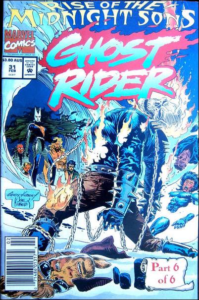 Ghost Rider (1990) issue 31-D Australian Price Cover