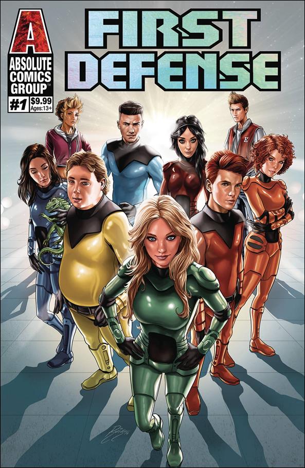 First Defense issue 1-B Holographic Foil Cover