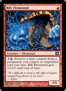 Magic the Gathering: Future Sight (Base Set) card 106 Rift Elemental
