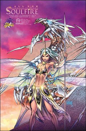 Michael Turner's Soulfire (2013) issue 1-F Michael Turner Stan Lee's Comikaze Cover 1/200