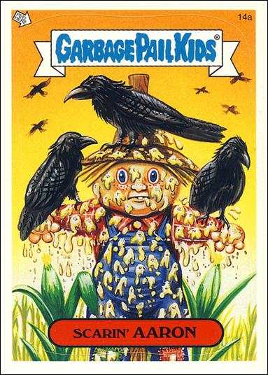 Garbage Pail Kids All-New Series 2 (Base Set)   card 14a Scarin' Aaron