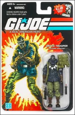 G.I. Joe 25th Anniversary Basic 3 3/4" Action Figures figure 44 Snake-Eyes (Arctic Trooper)