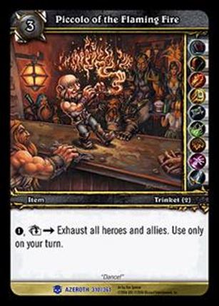World of Warcraft: Heroes of Azeroth (Base Set) card 310 Piccolo of the Flaming Fire