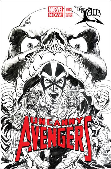 Uncanny Avengers (2012) issue 1-R Neal Adams The Lair Sketch Cover