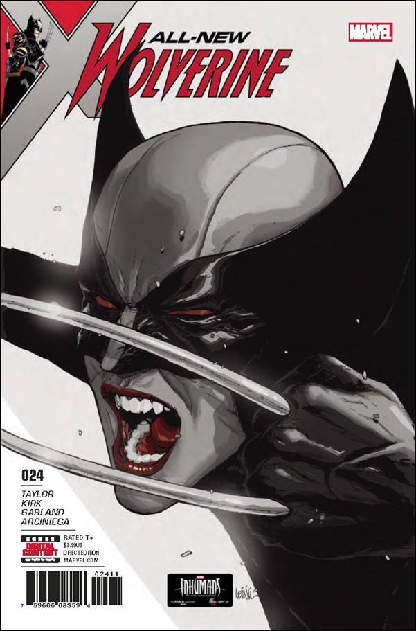 All-New Wolverine  issue 24 Leinil Francis Yu Cover