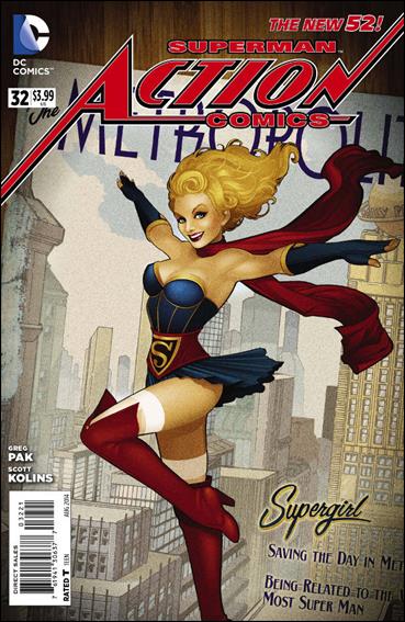 Action Comics (2011) issue 32-B Ant Lucia Bombshells Cover
