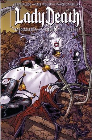 Lady Death (2010) issue 5-B Wraparound Cover