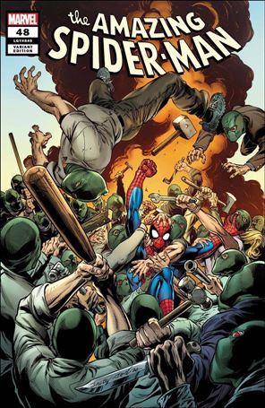 Amazing Spider-Man (2018) issue 48-B Mark Bagley Riot Cover
