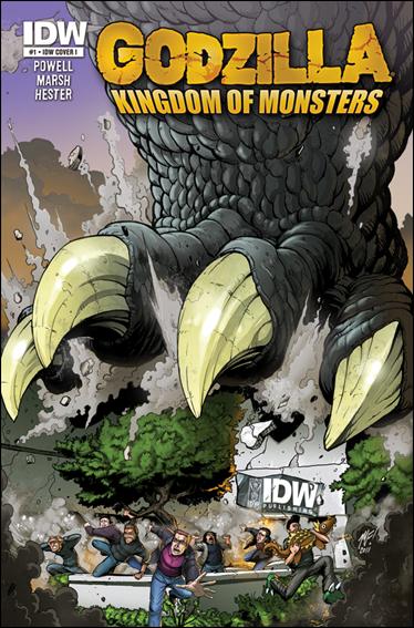 Godzilla: Kingdom of Monsters issue 1-PO IDW Publishing I Cover 1/500