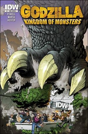 Godzilla: Kingdom of Monsters issue 1-PO IDW Publishing I Cover 1/500