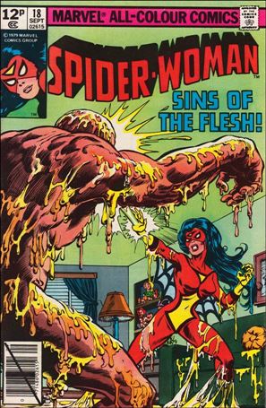 Spider-Woman (1978) issue 18-B UK Price Cover