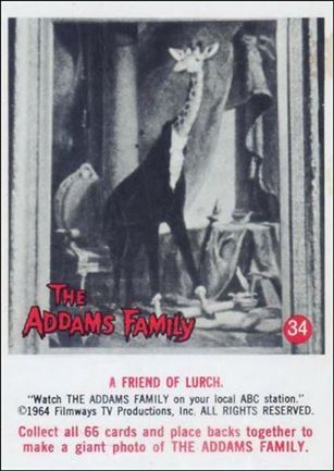 Addams Family (Base Set) card 34 A Friend of Lurch