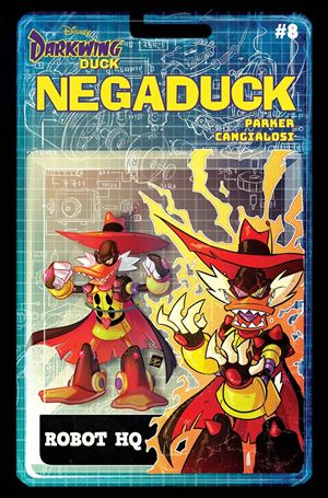Negaduck issue 8-E Action Figure Cover