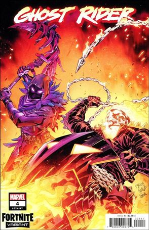Ghost Rider (2022) issue 4-D Carlos Gomez Fortnite Cover