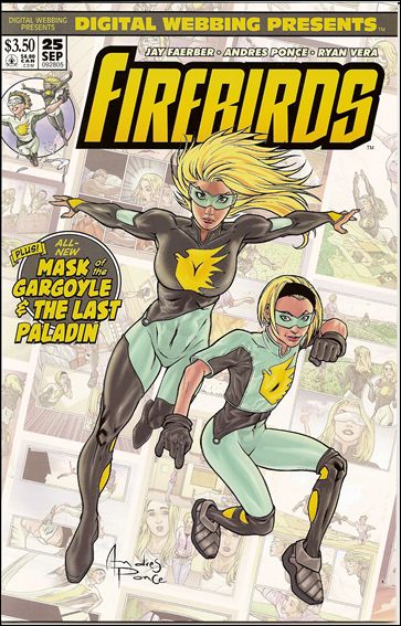 Digital Webbing Presents issue 25 Andres Ponce "Firebirds" Cover