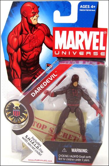 Marvel Universe (Series 1) figure 008-C Daredevil (Dark Red Costume)