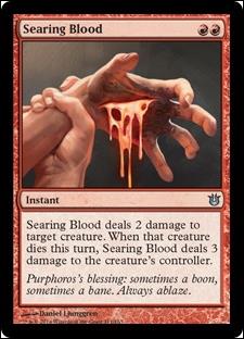 Magic the Gathering: Born of the Gods (Base Set) card 111 Searing Blood