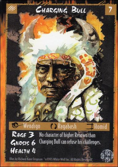 Rage Limited (Base Set) card 44 Charging Bull