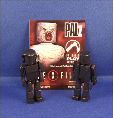 X-Files Palz (Exclusives) figure 1 Toy Fare 2005 Scully and Skinner 2 Pack 1/200