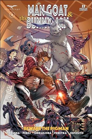 Man Goat & the Bunnyman: Beware the Pigman issue 2 Igor Vitorino Cover