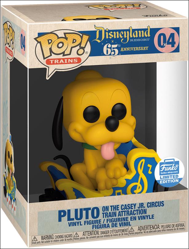 POP! Trains figure 4 Pluto on the Casey Jr. Circus Train Funko Shop Ex.