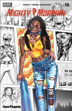 Mighty Morphin issue 16-E Rian Gonzales 1:25 Cover