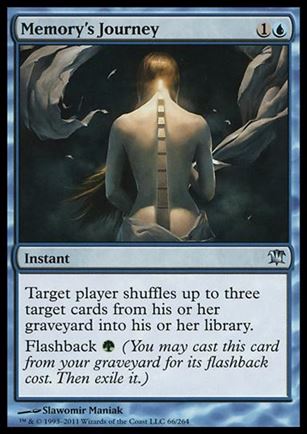 Magic the Gathering: Innistrad (Base Set) card 66 Memory's Journey