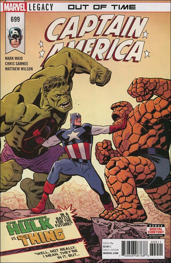 Captain America (1968) issue 699 Chris Samnee Cover
