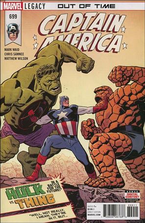 Captain America (1968) issue 699 Chris Samnee Cover