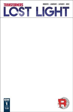 Transformers: Lost Light issue 1-D Blank Subscription Cover